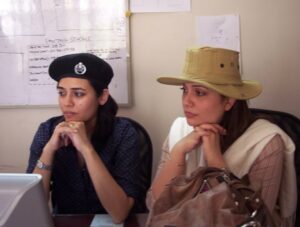 Mehreen Jabbar Instagram - Some old photos resurfaced while cleaning out my phone. Stills from the shoot of Ramchand Pakistani… Nandita and Zhalay,  the spaces we filmed in, the tent I stayed in, the “real” Ramchand with little Fazal who played him, Sonia Rehman and I goofing around between takes, and DP Sofian and me discussing next steps after the rain messed up our jail set.
Time to keep manifesting and working towards film no. 3