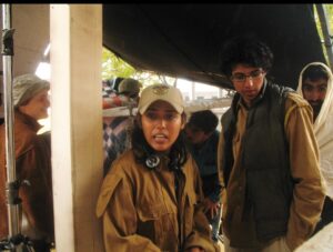Mehreen Jabbar Instagram - Some old photos resurfaced while cleaning out my phone. Stills from the shoot of Ramchand Pakistani… Nandita and Zhalay,  the spaces we filmed in, the tent I stayed in, the “real” Ramchand with little Fazal who played him, Sonia Rehman and I goofing around between takes, and DP Sofian and me discussing next steps after the rain messed up our jail set.
Time to keep manifesting and working towards film no. 3