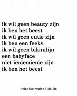 Merel Baldé Instagram - Ik schreef een nieuw Substack verhaal over mijn nieuwe single Skinroutine Bikinilijn die volgende week uitkomt. Hierbij wat fragmenten uit de substack met wat teasers en lees het hele verhaal via link in bio!