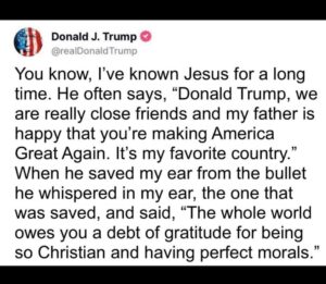 Mia Farrow Instagram - Apologies for posting this but we need to fully grasp that the President of the United States has some form of dementia.This person is not rational, not capable of running anything, least of all, our country