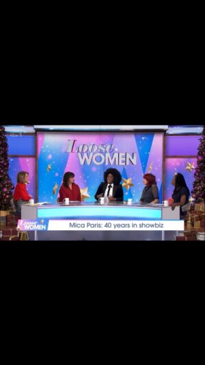 Mica Paris Instagram - Loved seeing everyone on @loosewomen, it’s all about that longevity 🔥❤️