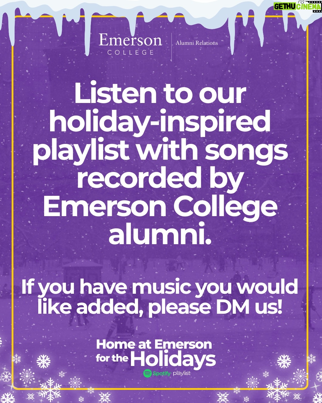 Michelle Macedo - 40 Likes - Celebrate the season with our new holiday-inspired playlist featuring music by our very own alumni. ❄⛄💜

Comment “Listen” and we will send you a link.

Hear the sounds of Joseph Leo Bwarie ’99 and Michelle Macedo '10 (one-half of the band @macedomusic ) today.

If you have music you would like added to the playlist, send us a DM!
