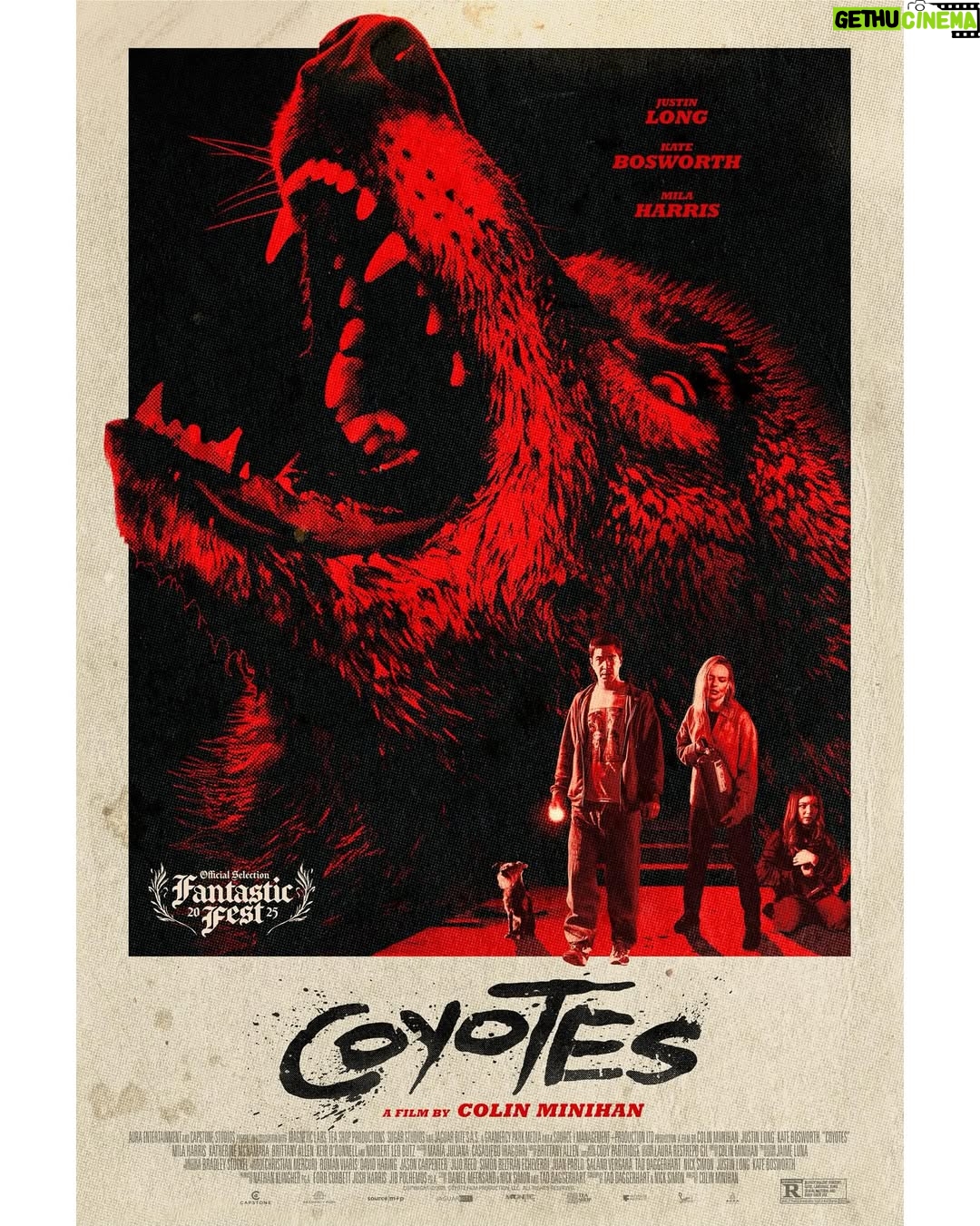 Mila Harris - 852 Likes - Run fast. Hide faster. Check out the exclusive new poster for #CoyotesMovie starring Justin Long and Kate Bosworth - in theaters October 3.