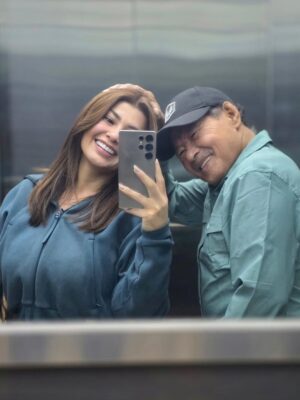 Milagros Flores Instagram - Compartir tiempo con mi papi es un regalo que valoro profundamente. 🥰