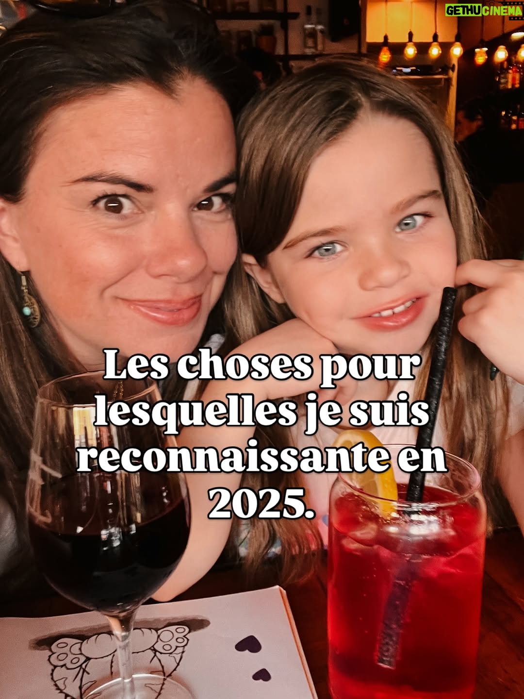 Mirianne Brûlé - 5K Likes - J’avais envie de faire cet exercice. 🤗

Je trouve que le discours ambiant est souvent négatif et qu’on nomme toujours ce qu’on aimerait plutôt que ce que l’on a. La vie n’est jamais parfaite, mais elle est certainement belle, il suffit de changer notre perspective et de se donner les moyens de nos ambitions. 

Pratiquer la gratitude un jour à la fois. 

Et vous quelles sont les choses qui vous rendent reconnaissants de cette année?

#gratitude #lifestyle #mom #travel #work #study