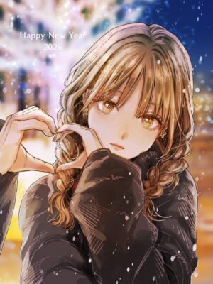 Miyuki Tonogaya Instagram - 明けましておめでとうございます☃️❄️
本年も『氷属性男子とクールな同僚女子』をよろしくお願いします
皆様に幸多き年となりますように！