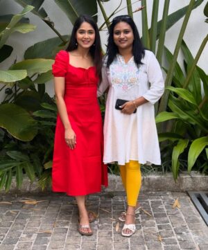Mokshitha Pai Instagram - Hello , new beginnings 😊
#nimmamokshithapai #mokshi #newyear2026