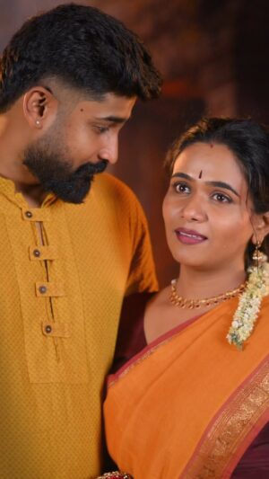 Moulya Instagram - My fav song❤️ @pratheekpro
Cinematographer @chidu.ln_portraits