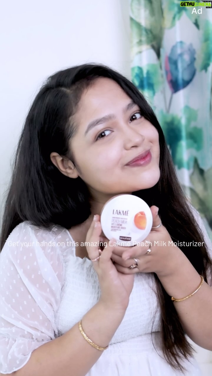 Moumita Tiya Mukherjee - 799 Likes - Unlock the secret to silky-smooth skin with Lakme Peach Milk! Enriched with Vitamin
E serum, it hydrates deeply, leaving your skin soft and supple. Say goodbye to flaky textures
and hello to a radiant glow. Choose nourishment that truly cares for your skin!
#ad #moisturiser #facecreme #creme #facemoisturiser #moisturizer