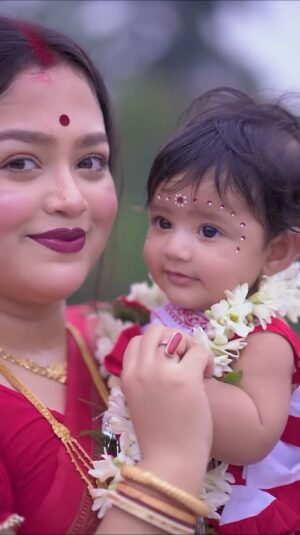 Moumita Tiya Mukherjee Instagram - Our life line 🧿❤️😌