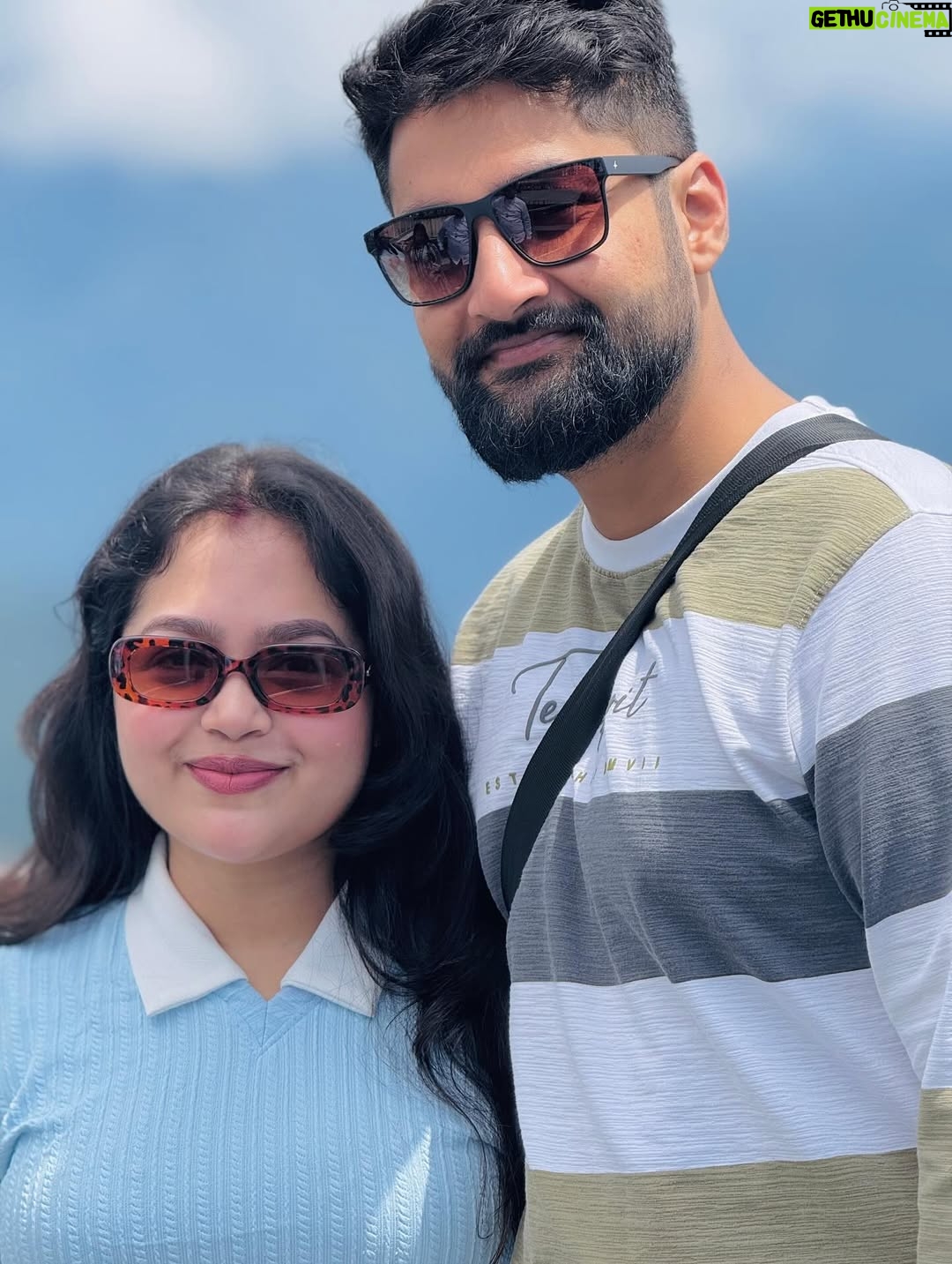 Moumita Tiya Mukherjee - 635 Likes - 🧿💙❤️ #love #couple #skywalk #mountains
