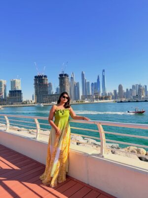 Mouna Guddemane Instagram - Royal mood activated.❤️🦋
.
.
.
.
.
#mouna #dubai #vacation #instagram #fyp
