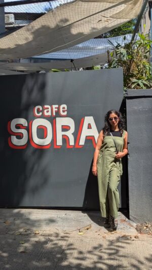 Mrinmayee Godbole Instagram - Café Sora is the much needed ‘calm’ in the chaos of the ever bustling F.C. Road! Go check it out now! 

ところで、ブログは どうでしたか。🙂自分なりにがんばりました！ 🙇🏻‍♀️ 

#pune #café #japaneselanguage #wip #復習