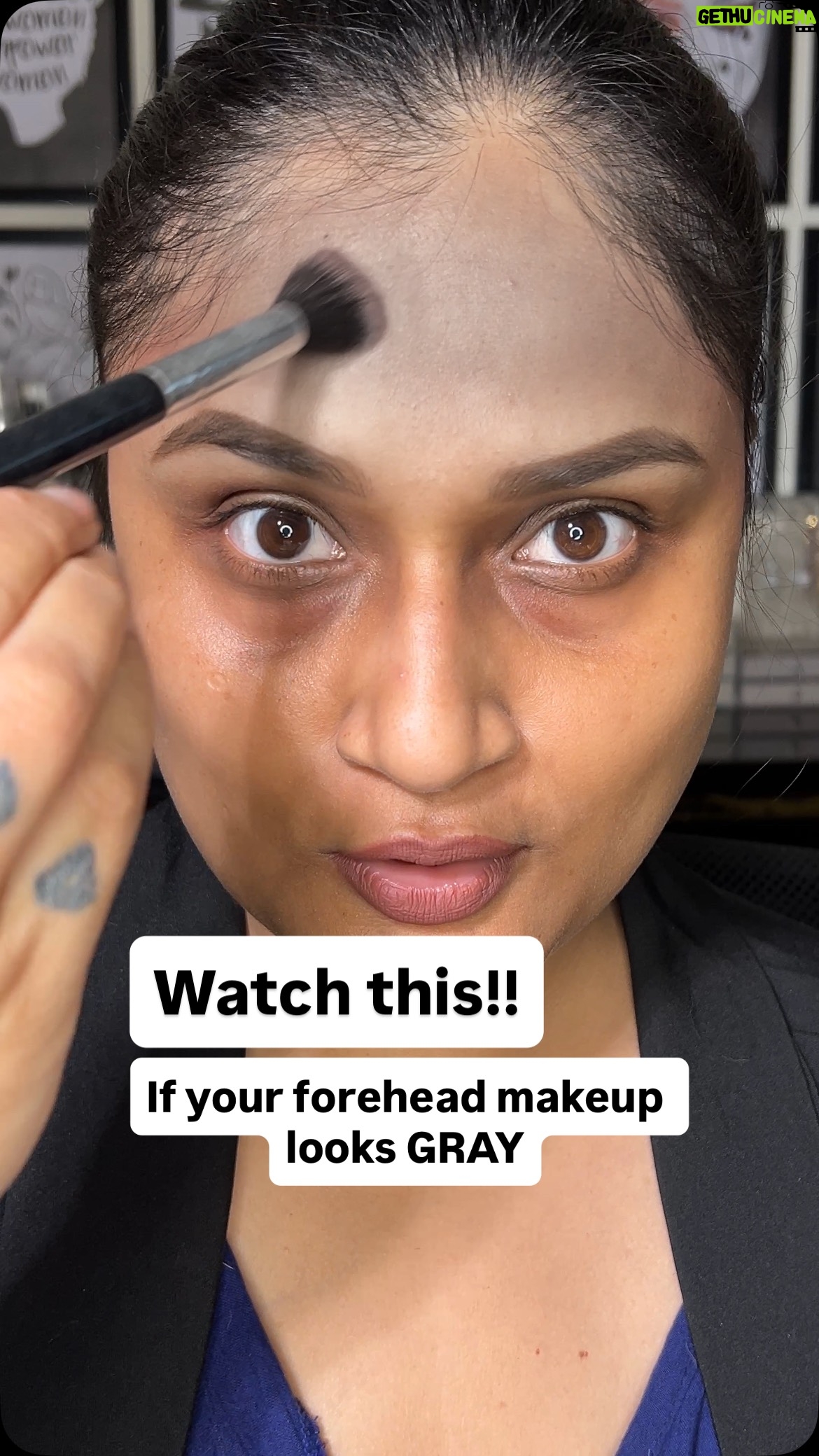 Mukul Richards - 1K Likes - If your foundation looks grey or dull on the forehead, you need to change your base technique, not your shade.
Tanned and pigmented areas need different correction and layering.
This small change makes a BIG difference in how your base looks.
Products used :
Foundation is mac studio fix nc 42
Mars cancel concealer in shade orange and 08
Insight contour sticks in shade coffee(warm) and chocolate(darker one) 
#makeupeducation #complexionroutine #tannedskinmakeup #foundationhack indianbeautycreator reelsindia