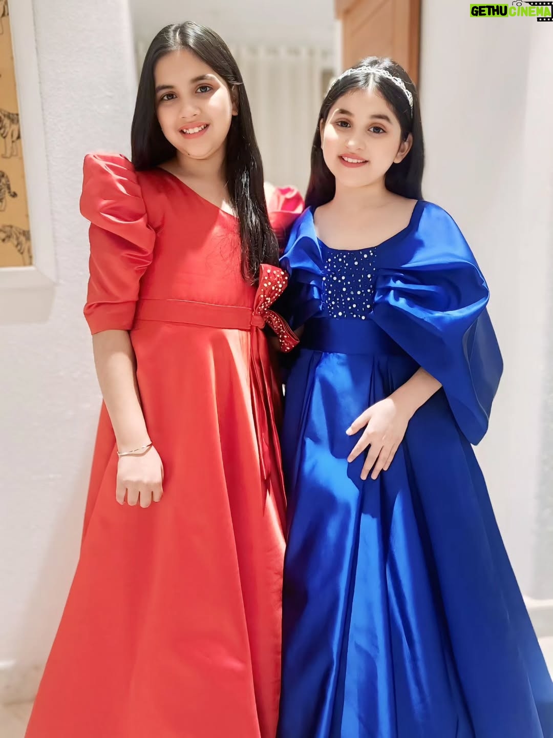 Myra and Kiara - 5.5K Likes - So proud of Myra & Kiara on winning the Junior Miss India... Young Celebrity Award ✨🧿💫
Heartfelt thanks to the Junior Miss India team and @shobhagori maam for this incredible honor and enriching experience.🤍♥️

Grateful for the love, guidance, and platform that nurtures confidence, talent, and dreams.

The gorgeous outfit designed by @kirtiagarwal_varsha
