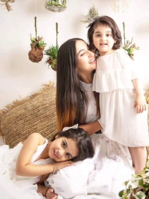 Myra and Kiara Instagram - Happy Birthday, my sunshine Kiara🧿✨️💫🤍
Kiara, you both are my strength… my biggest blessings. The way you care, the way you love, the way you shine without even trying it makes me so proud of the person you are becoming. Watching you grow has been the most emotional, magical, and fulfilling journey of my life.
I pray you always keep that spark in your eyes and that softness and kindness in your heart.
I love you more than words will ever be able to explain. 💛✨🎂
You are a girl with dreams far bigger than your age so passionate, yet so focused on your acting and everything you believe in. Your simplicity, your innocence, and the grounded way you carry yourself is what makes you truly different. 🤍🧿
Thank you for choosing me as your mumma.🤗
Thank you for giving me so many reasons to smile.may this year bring you endless laughter, new adventures, and dreams that take you far.
Keep shining, my little star. I love you endlessly.🤍💫🧿
Mumma💫🙌🏻