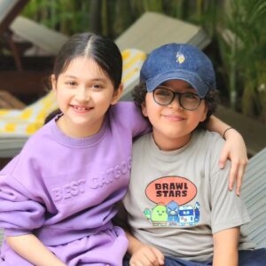 Myra and Kiara Instagram - Hi Meet Eela's bestie Ayaan 🤛🏻🤜🏻🧿
From giggles in auditions queues and shoots to goals in Baramulla 8 years of friendship, dreams, and growing side by side. 🧿💫
We didn’t just grow up together, we built our journey together 🤍✨🧿
Wtach Baramulla on @netflix_in #FromThenToNow #ForeverBesties”
Someone Please cast us together to watch our madness and fun live🤣🤍🧿