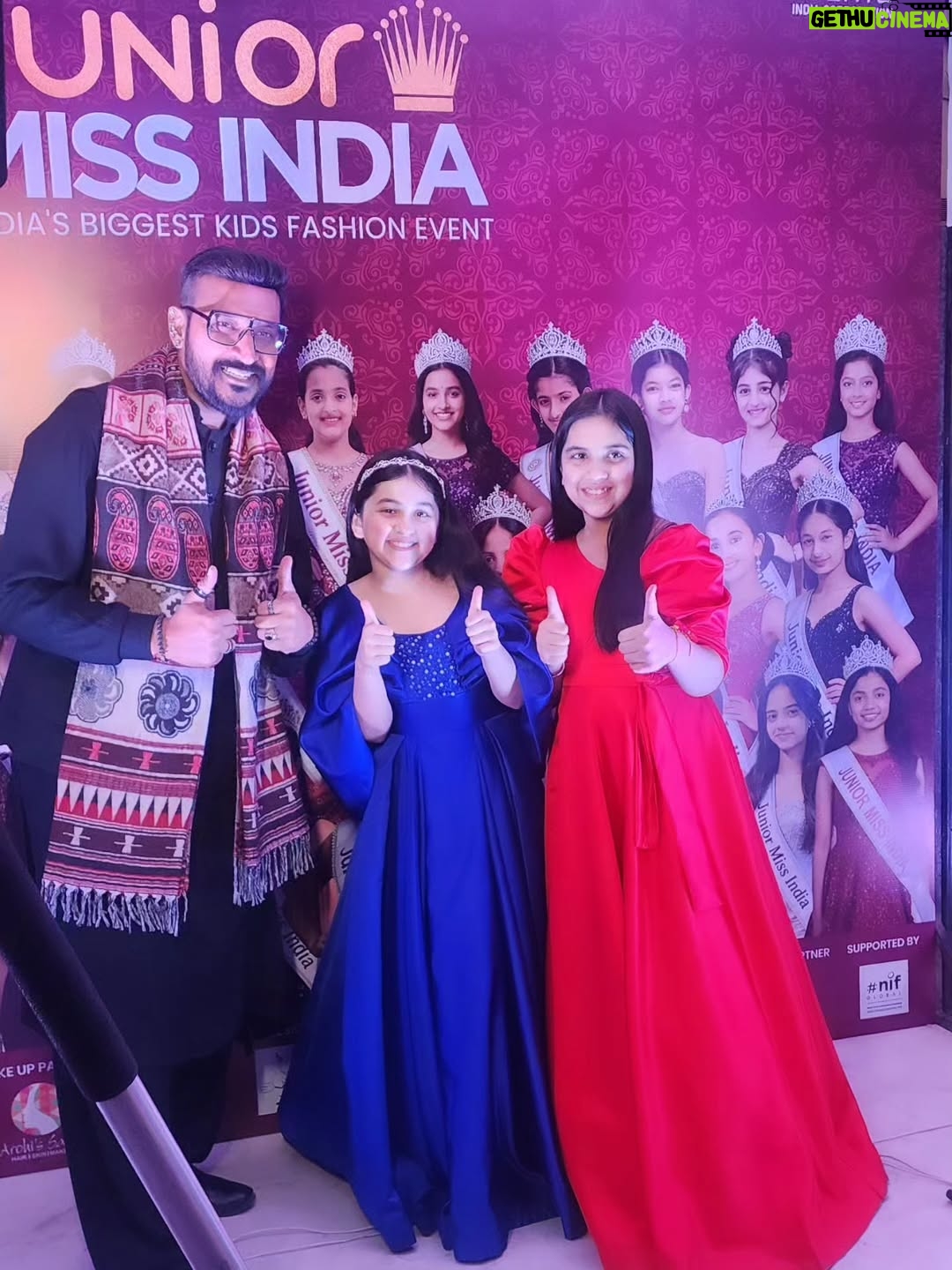 Myra and Kiara - 5.5K Likes - So proud of Myra & Kiara on winning the Junior Miss India... Young Celebrity Award ✨🧿💫
Heartfelt thanks to the Junior Miss India team and @shobhagori maam for this incredible honor and enriching experience.🤍♥️

Grateful for the love, guidance, and platform that nurtures confidence, talent, and dreams.

The gorgeous outfit designed by @kirtiagarwal_varsha