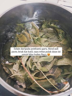 Nadia Aqilah Instagram - Bayu’s chicken pox diaries and my new found love for daun semambu 🥹 Pertama kali jaga orang chicken pox (sama je perangai tak macam sakit pun 😂) but grateful this happens when I’m on my year end break 🥹 

Dah it’s a wrap for Bayu’s chicken pox. 5 days yang macam tabib 😂 Senja pulak some day eh 😌 Take care everyone xxx