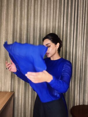 Naila Grrewal Instagram - Naila in a whole lot of नीला 💙
.
.
.
.
.
.
.
.
#photooftheday #photography #blue #ootd #thursday #mood #nailagrrewal