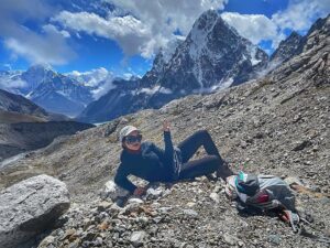 Namrata Shrestha Instagram - The best view comes after the hardest climb 🏔😇🐒! #cholapass #mountains #nepal #nature #haveagreatday #takecare #dherai #maya #namrataashrestha