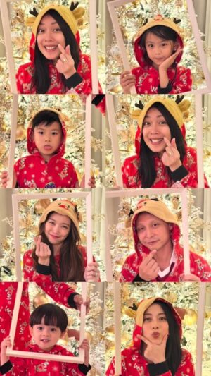 Natalia Ng Instagram - This… took a while to edit 😆 Merry Christmas, errybodeh!🎄✨ Marking 2025 with this efforts reel but let’s not wait 12 years again to celebrate Christmas together 🥹 So glad we made this! 🥰