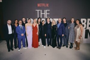 Natalie Morales Instagram - #TheBeastInMe NYC premiere ✨
The incredible thing about the business I am in that people don’t often think about is that it takes A LOT of people to make a show. Hardworking people with a shared vision to make something that connects us all. I’m really proud of my work in this show, but I’m also in awe of every single person that made it happen. AI could never. On your @netflix screens Nov 13! 

Also incredibly grateful to a team of artists that lifted my spirits and my whole vibe with their incredible talent and kindness: @kimmyerin for the style @makeup.marc for the face @juanvigoyahair for the hair