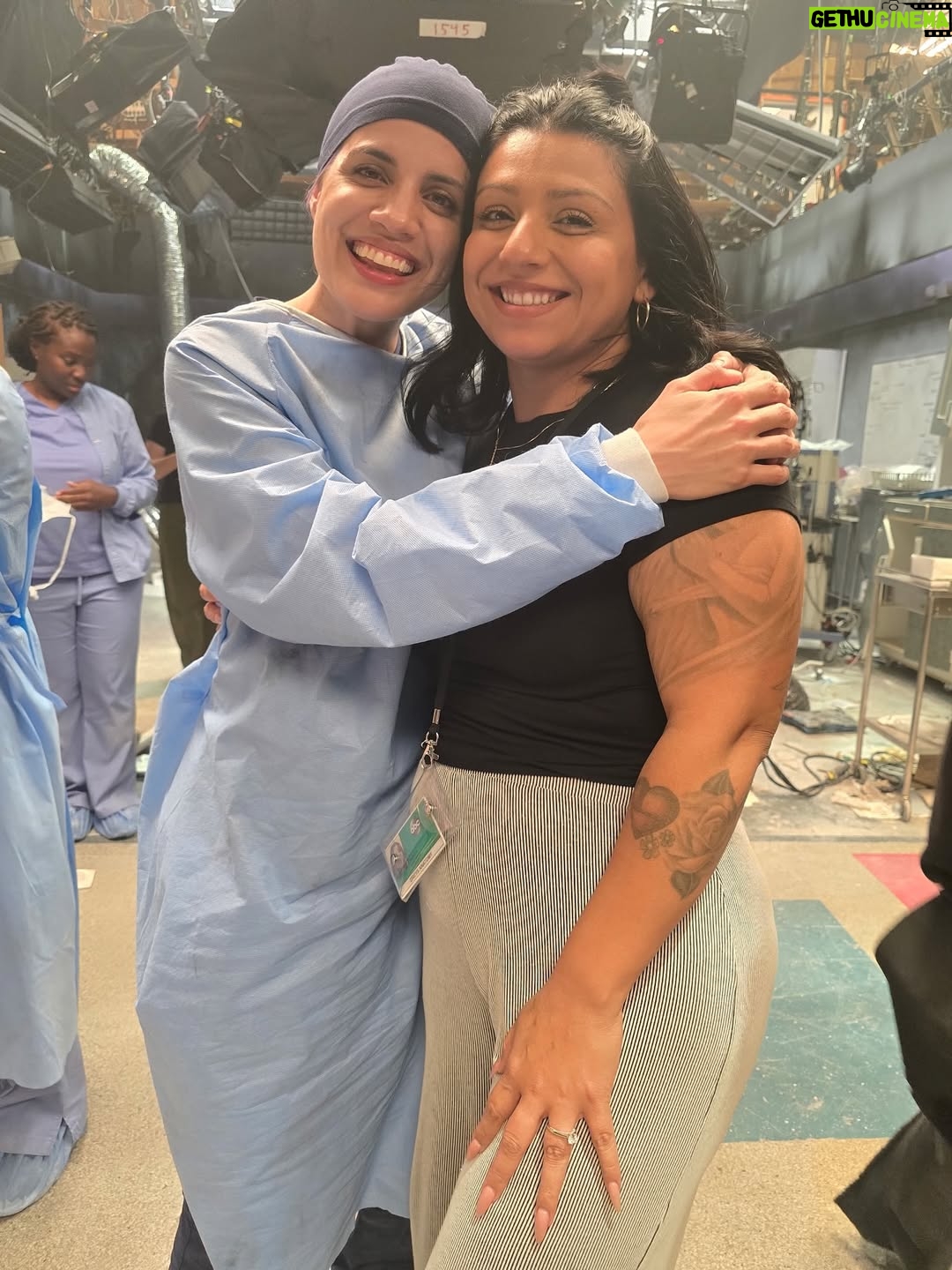 Natalie Morales - 30.7K Likes - Monica from start to finish- 

I feel very lucky to have been a small part of this legendary show and to be welcomed with such open arms by this cast and crew and massive fandom. I loved getting to play a pediatric surgeon who cared so deeply for her patients until her last breath. Thank you to everyone at @greysabc 💓 

1. Day 1! 2. Can I pull off a lab coat 3. & 4. @adelaidekane is an incredible scene partner. 5. @artist_monica gave me dead doctor chic 6. Here’s the real Monica!  7. No thank YOU for everything! 🩺🥼👩🏽‍⚕️

(There are more pictures I have with incredible crew I love so much but I literally look dead in them so I’m gonna keep those to myself 😉) 

(Ps @shondaland can u pls send me my stethoscope? I miss it)