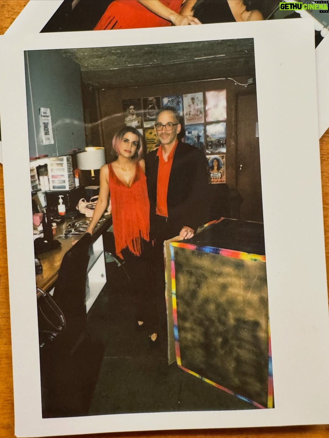Natalie Morales - 10.3K Likes - Take care of each other. It’s the only way through. That’s all I really know at the moment. 
Here’s some proof of life:
1. My hair is pink again and it’s the closest to my natural state I think? 2. Taco in a tux. 3. Taco in a tux at his Quinceañero. 4. @hooraymae ‘s new show is so good 5. My niece. 6. We don’t like bright lights 7. @oasis 8. The muhn! 9. I said I don’t like bright lights. 10. The florist who wrote this almost entirely unreadable card really made my day 11. Me and Waino the Great at Cyrina’s extravaganza 12. @leahwellbaum is in a one sided relationship with Joey, Taco’s separation anxiety dummy. 13. @lcdsoundsystem 14. One of the many paths to take to find your way in Los Angeles.