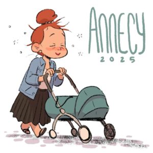 Natalie Nourigat Instagram - Safe travels to everyone headed to @annecyfestival this week!
@bouletcorp is making comics for the festival with our super talented friend @eupholie_ ❤️ My job is hanging out with li’l Jean Chad. I hope we can bop around town and see people, but it’s an experiment traveling with an infant so we’ll see how it goes. I’m not organizing a sketch meet-up this year, but please come say ‘hi’ if you see us around. Also please don’t be hurt if we know each other and I don’t recognize you right away - I’m still deep in the sleep deprivation trenches and I forget my own name half the time. 😉