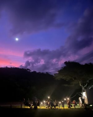 Natasha Khan Instagram - 2025 ⋆°.☾⋆.ೃ࿔*:⋆

Spanish sun ☀️
Feeding the ducks
Brian Eno brings artists and activists together 💎
Curry truck on magnetic island 🏝️
The Virgin Mary has amazing style
Wizard dog
Most played record of 2025
Little bro’s 40th, 80s themed of course
Friends and masks in Sussex
Mixing the Harp Visions record with T J Allen 🪉
🦇
