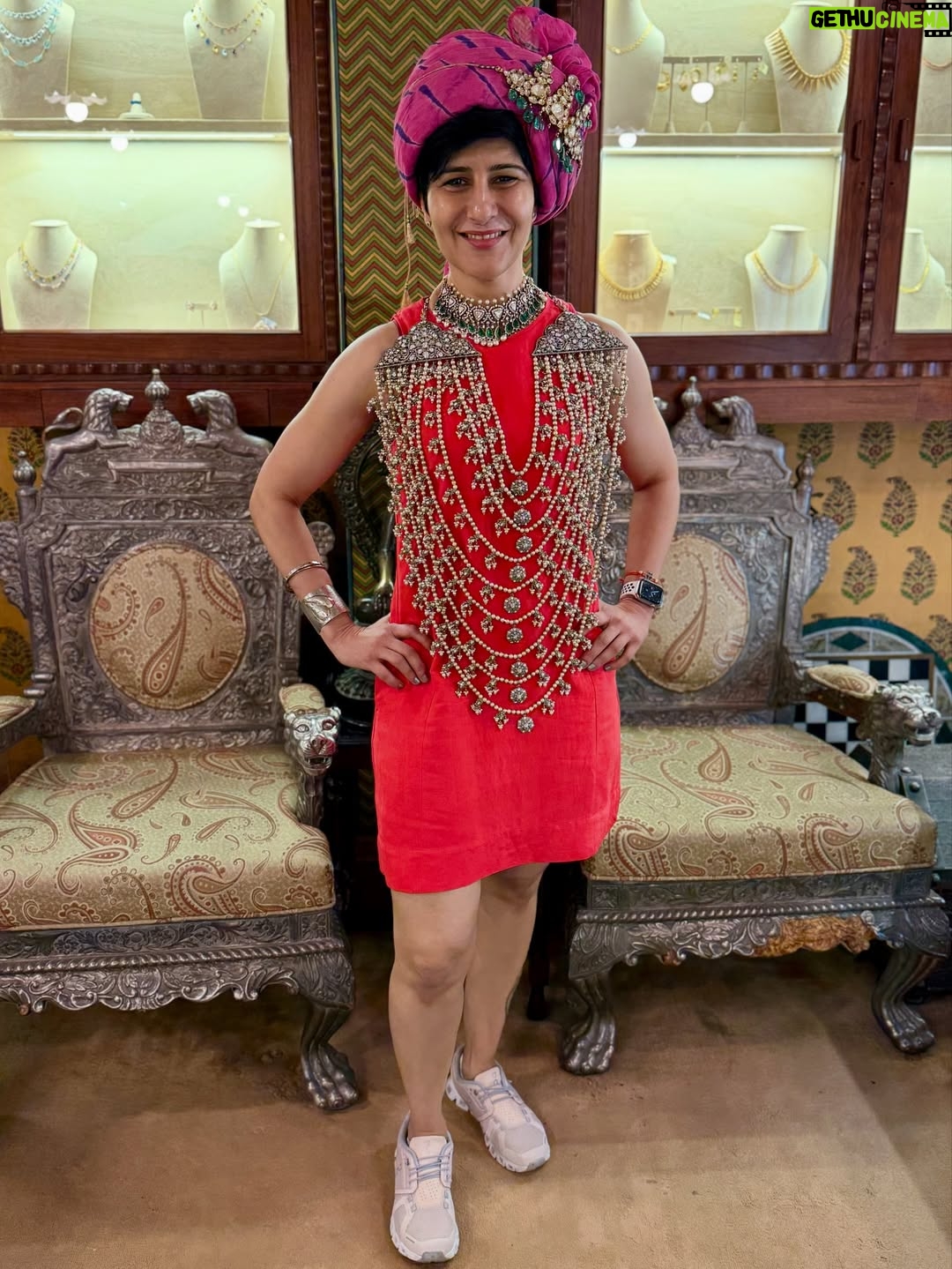 Neeti Palta - 1.6K Likes - Late for the Ambani wedding?
.
.
#loverajasthan