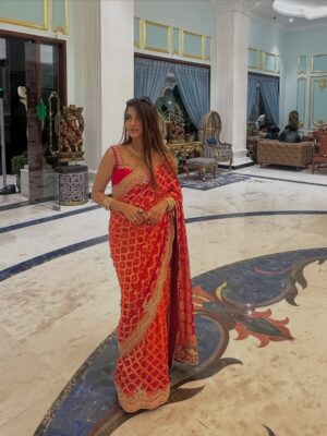 Nidhy Tiwari Instagram - Where culture meets couture! ā„ļøāØ