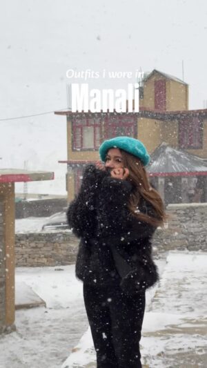 Niharika Malik Instagram - Dm “link” for outfit details 🏔️❄️

#outfit #outfitinspiration #outfits #manali #travelfits #viralvideos #viral #trending #instagood