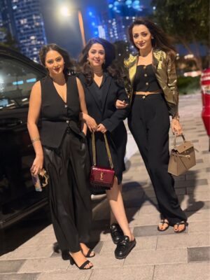 Nikesha Patel Instagram - Girls trip reunion! #dubai #bluewaterisland @trishakrishnan @charmmekaur