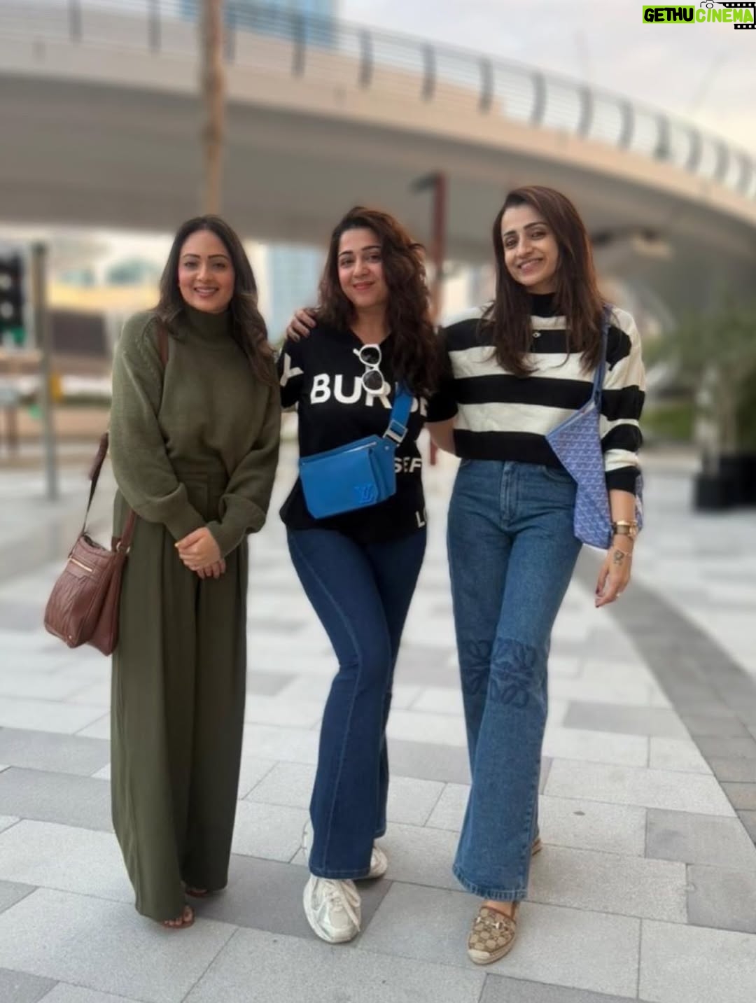 Nikesha Patel - 59.4K Likes - Girls trip reunion! #dubai #bluewaterisland @trishakrishnan  @charmmekaur