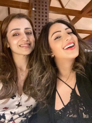 Nikesha Patel Instagram - @trishakrishnan Dubai continues! Missing the @charmmekaur
