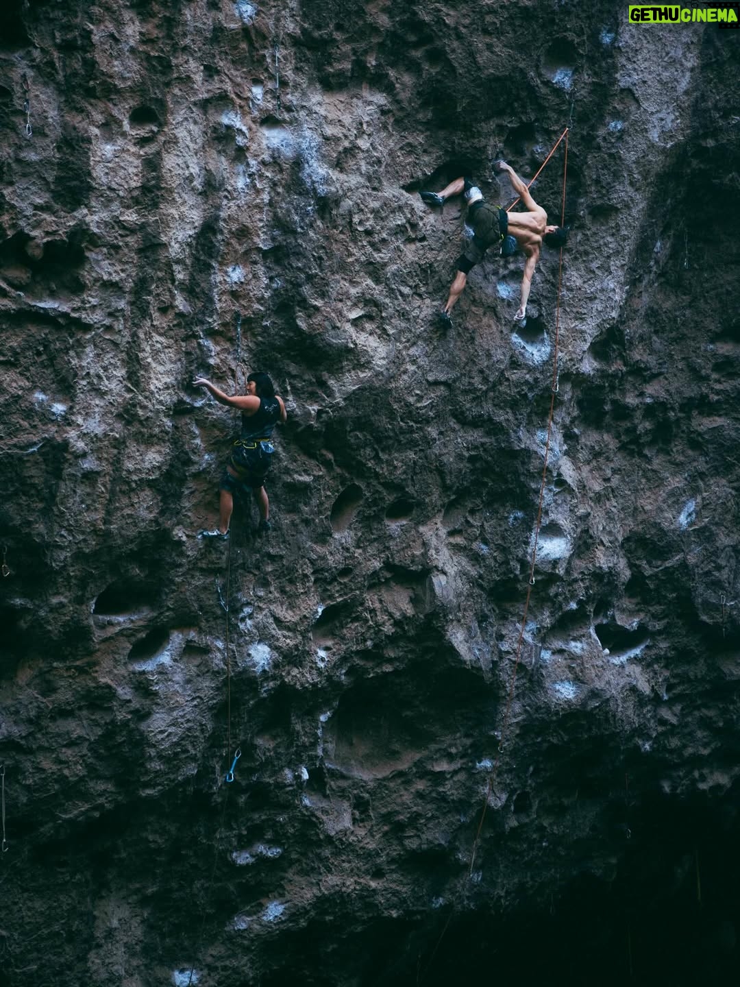 Nina Caprez - 2.4K Likes - @arcteryx is my partner since 16 years. It’s not just a sponsoring, it’s a life share experience.
I was able to attend the @arcteryx climb summit in Mexico. I went with my 10 months old daughter and au paire Alex. I was surrounded by mostly young and hard core climbers. I realized how important my role as a stoke sharer and mentor is.
I climbed as hard as I could after 10 months post partum and it felt great to push. But I also realized how fragile my body still is after 3 pregnancies and 2 births. But climbing today is not just about me; it’s about giving, sharing and transmitting.

A huge thanks to @arcteryx for this amazing crew of humans. 
This climb summit has been one of the greatest ideas of @jonathansiegrist ever had! 💥 

#arcteryx #lovelife 

📸 @bearcam
