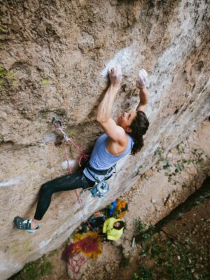 Nina Caprez Instagram - @arcteryx is my partner since 16 years. It’s not just a sponsoring, it’s a life share experience.
I was able to attend the @arcteryx climb summit in Mexico. I went with my 10 months old daughter and au paire Alex. I was surrounded by mostly young and hard core climbers. I realized how important my role as a stoke sharer and mentor is.
I climbed as hard as I could after 10 months post partum and it felt great to push. But I also realized how fragile my body still is after 3 pregnancies and 2 births. But climbing today is not just about me; it’s about giving, sharing and transmitting.

A huge thanks to @arcteryx for this amazing crew of humans. 
This climb summit has been one of the greatest ideas of @jonathansiegrist ever had! 💥 

#arcteryx #lovelife 

📸 @bearcam