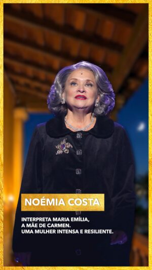 Noémia Costa Instagram - NOÉMIA COSTA está de volta ao palco do Politeama ✨

Noémia Costa regressa para dar vida a Maria Emília, mãe de Carmen: uma mulher intensa, resiliente e cheia de presença. Uma interpretação que revela força, emoção e humanidade.

CARMEN MIRANDA – O Grande Musical de Filipe La Féria é uma superprodução que celebra a vida e a arte da mais internacional das artistas luso-brasileiras!

De Marco de Canaveses para o mundo, Carmen conquistou o Rio, a Broadway e Hollywood, tornando-se um ícone da música, da moda e da liberdade criativa.
Um espetáculo deslumbrante, cheio de ritmo, cor e emoção!

📞 Reservas: 213 405 700 | 964 409 036
💻 Online através do link na bio.
📍 Pontos de venda: FNAC, Worten, CTT, El Corte Inglés