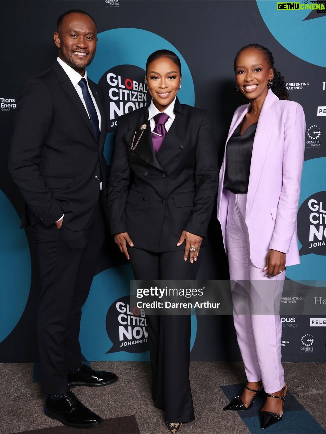 Nomzamo Mbatha - 117.9K Likes - The week that was with @glblctzn #GCNow ⭕️ 💜🖤

So wonderful to have hosted the first ever Global Citizen NOW: Johannesburg summit on the sidelines of the G20 Summit that is a landmark gathering that spoke on driving Africa’s clean energy future.