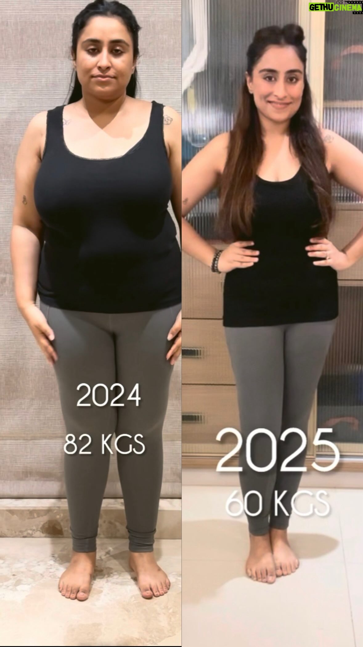 Noopur Kalra - 4.3K Likes - 22 kgs down ✨
And since I know this question is coming again “How did you lose the weight?” here’s my honest answer.

Firstly, I’m NOT a professional or an expert.
This is just what worked for me. If you’re planning to lose weight, I highly recommend getting professional guidance instead of following random advice online.

Here’s what I followed very diligently 👇🏽

• Protein became non negotiable
Protein was a game changer for me through food and protein supplements. It helped with satiety, energy, and consistency.
Please consult a nutritionist to understand what works for your body.

• I ate MORE, not less
I stopped starving myself.
Six small, balanced meals a day worked way better than crash dieting.
Trust me you need to eat to lose weight. I learnt this the hard way.

• No crash diets. Ever.
They don’t last. They don’t heal your relationship with food.

• Home food over Swiggy and Zomato
Even “healthy” food outside is cooked with ingredients you can’t control.
When I was serious about my goals, I mostly ate home cooked meals.

• Hydration is underrated
Most cravings are actually dehydration.
Once I started drinking enough water, the urge for sweets and fried food reduced a LOT.

• No extreme restrictions
I didn’t completely cut off sweets or outside food.
I had them occasionally mindfully without guilt.

And the most important part 👇🏽
I worked with my nutritionist @getfitwithsush 
She’s been a huge reason behind this transformation and has helped not just me, but so many others too. I was with her for almost 1.5 years, and because of that consistency, I’ve now learnt how to manage my lifestyle on my own.

Weight loss isn’t magic.
It’s discipline, patience, guidance and being kind to yourself.

If you’re on a similar journey, I’m rooting for you 🤍
And please remember what worked for me may not work for everyone.

 #WeightLossJourney #noopurkalra