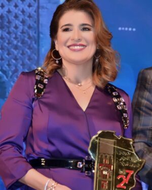 Nora Skalli Instagram - لحظات من ليلة تكريمي ضمن فعاليات مهرجان الرباط الدولي لسينما المؤلف في دورته 27 . @choubi_mohamed Dress: @maisonsarachraibi Makeup: @sofia_sebai_mua #tribute #cinema #festival #rabat #morocco🇲🇦 #actress #مغربية_وافتخر #احبكم_متابعيني ♥️♥️♥️