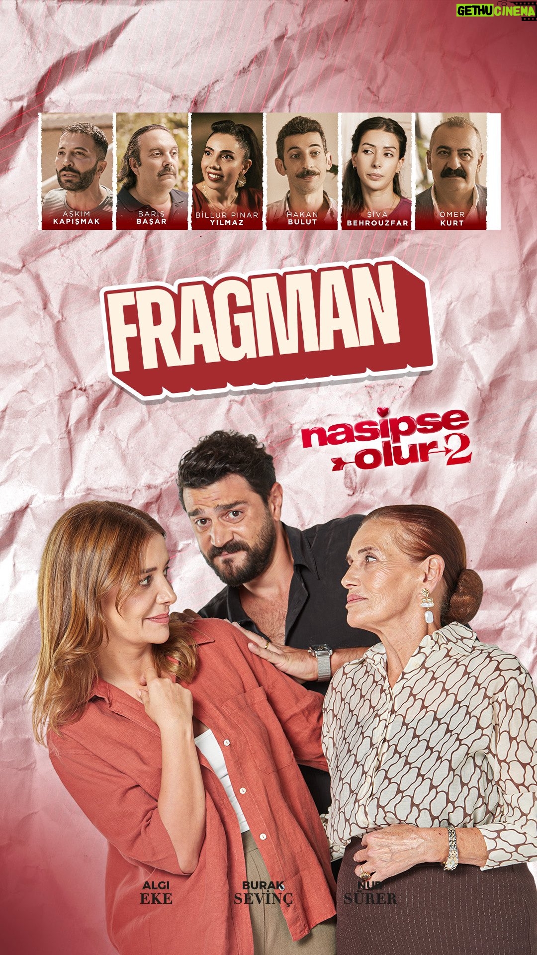 Nur Sürer - 8.1K Likes - İlk filmi çok sevdiniz, 6 yıl sonra merakla beklenen Nasipse Olur 2 fragmanı yayında! 
28 Kasım’da sinemalarda!
@greenartgrup 
#Nasipseolur