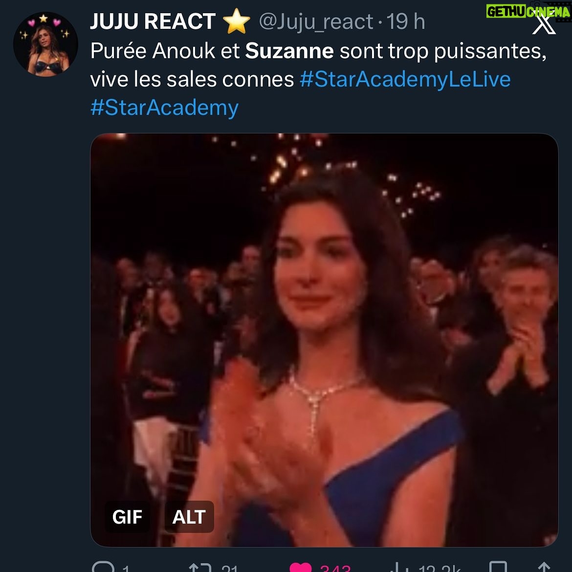 Océane Colom - 43.6K Likes - Chanter je t’accuse sur TF1 en duo avec Anouk, c’était beau, puissant et c’était surtout important. 
Merci pour l’écho que vous faites à ce moment d’union et de sororité et merci à tous ceux qui ont permis qu’il existe ✊🏻💜
Encore bravo à @anouklein pour sa qualification pour la tournée et force pour la suite de l’aventure @staracademytf1 ✨