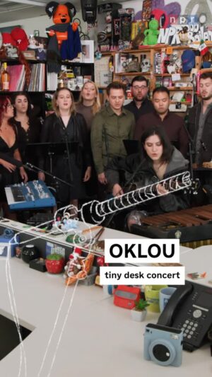 Marylou Mayniel Instagram - #tinydesk ⢠ā French artist @oklou_ strips away the electronics and autotune for piano, acoustic guitar, marimba and an eight-piece choir. The results preserve Oklouās sense of sonic adventure. ā”ļøā
ā
Tap the link in our bio to watch Oklou's full performance, premiering only on npr.org/tinydesk or @nprmusic's YouTubeāļøā