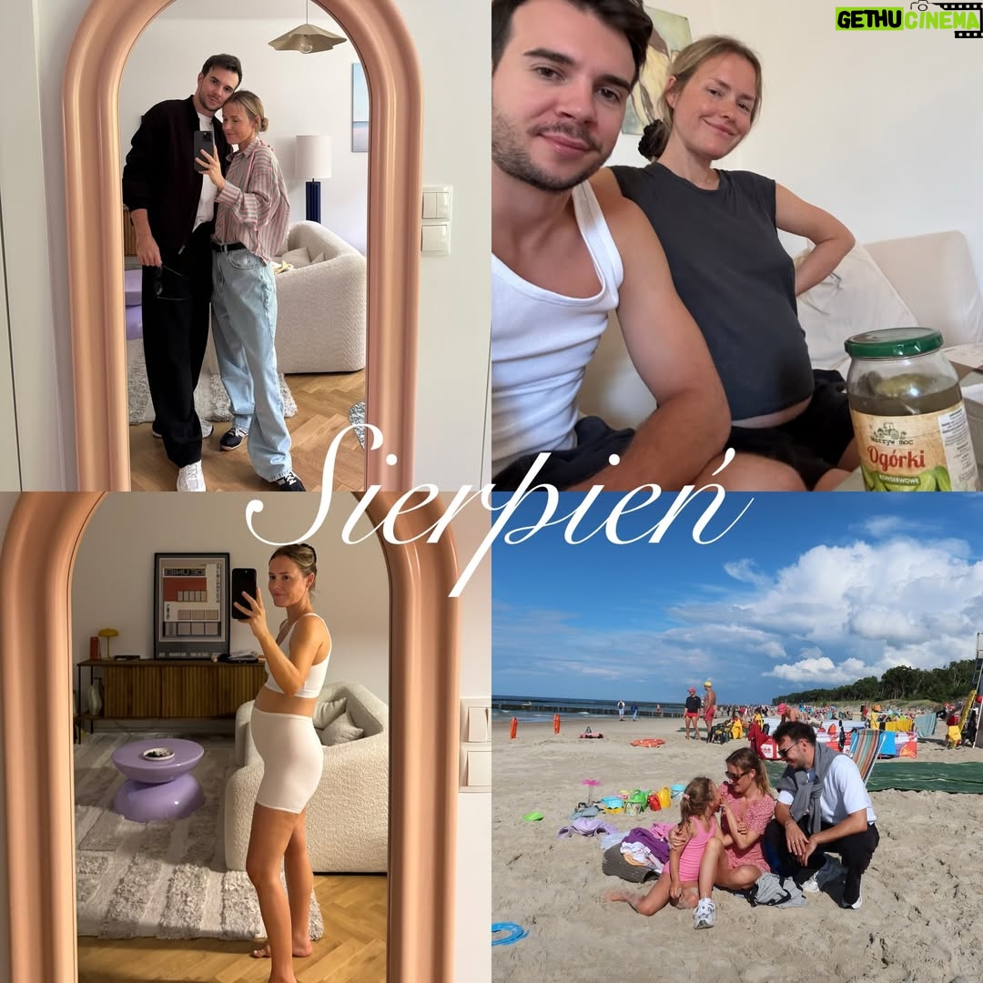 Olga Frycz - 11.5K Likes - ꜱᴛʏᴄᴢᴇń.
Przede wszystkim to nasz rodzinny wyjazd na Teneryfę.No i zaręczyny. Piękny czas, piękne wspomnienia. 
Styczeń to też złamana nóżka Helenki, która ciągnęła się do lutego. 

ʟᴜᴛʏ. 
Nasza  rocznica z Albertem i moje z Helenką dziewczyńskie ferie w Dubaju. 
Albert został w Warszawie i zaczął już przygotowania do TzG. 

ᴍᴀʀᴢᴇᴄ.
Oh, dużo się działo, ale głównie wszystko kręciło się wokół Tańca z Gwiazdami. 
Co tydzień stres, ale też wielka radość i satysfakcja. Oglądanie Alberta i Ady w TzG to dla był dla nas rytuał. Jak nie w studio na żywo to w domu przed telewizorem. Wolę z dziewczynkami  to drugie 😊

ᴋᴡɪᴇᴄɪᴇń.
Święta w Lipsku i chwila odpoczynku. Ładujemy baterie bo finał TzG coraz bliżej. 

ᴍᴀᴊ.
Jestem w super formie, czuję się ze sobą najlepiej. Jestem chudziutka i lekka. Albert z dziewczynkami robią mi wspaniały dzień mamy. A kilka dni później jadę z Helenką i Zosią nocnym pociągiem na kilka dni do Świnoujścia. Mamy super czas. A wędzoną rybę zagryzam kabanosem… 

ᴄᴢᴇʀᴡɪᴇᴄ.
Cieszymy się bardzo bo jestem w ciąży !!! Jeszcze chwile pochodzę na pilastes, poćwiczę.. naciesze się dobrą formą. 
Szykujemy się na wyjazd na Sycylię. 

ʟɪᴘɪᴇᴄ. 
Sycylia. Grzeje brzuszek i bardzo odpoczywam. 
No i jedziemy na nasze kochane Kaszuby. 
Lipiec był super. 

ꜱɪᴇʀᴘɪᴇń. 
Trwają wakacje ale trochę już myślimy o wrześniu bo… 

ᴡʀᴢᴇꜱɪᴇń. 
We wrześniu Helenka poszła do pierwszej klasy. 
No i ma urodziny. Szykujemy super zabawę w podchody. 

ᴘᴀźᴅᴢɪᴇʀɴɪᴋ. 
Urodziny Zosieńki i moje urodziny. Moją nową pasją stały się wypieki. Słodkie wypieki. Piekę głównie ciasta drożdżowe z kruszonką i lukrem. 
Lecimy do Rzymu na chrzciny mojego siostrzeńca. 

ʟɪꜱᴛᴏᴘᴀᴅ.
Wypiekam chleby i zjadam całe bochenki.  Żyjemy wyjazdem na Teneryfe. Ja już jestem gruba i nie mam siły mówić i stać. 

ɢʀᴜᴅᴢɪᴇń.
Robię pierogi i czekamy na Święta. 
Święta święta i po świętach. 
Czekamy na Nowy Rok. 
Odliczam dni do CC. Zostało 47 ! 😅

2025 był bardzo dla mnie łaskawy. 

Życzę Wam Szczęśliwego Nowego Roku 🩷