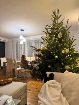 Olga Frycz Instagram - Ja już na pozycji … 
w pozycji leżącej 🦥

Życzę Wam spokojnych Świąt 🌲