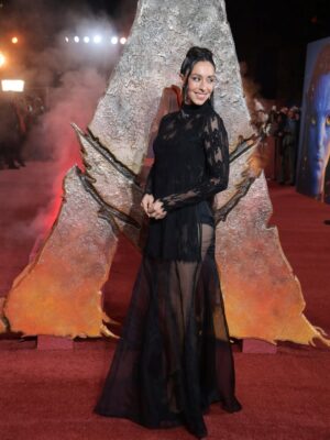 Oona Chaplin Instagram - oona for @avatar world premiere london in @kamperett 

#oonachaplin #avatar #london