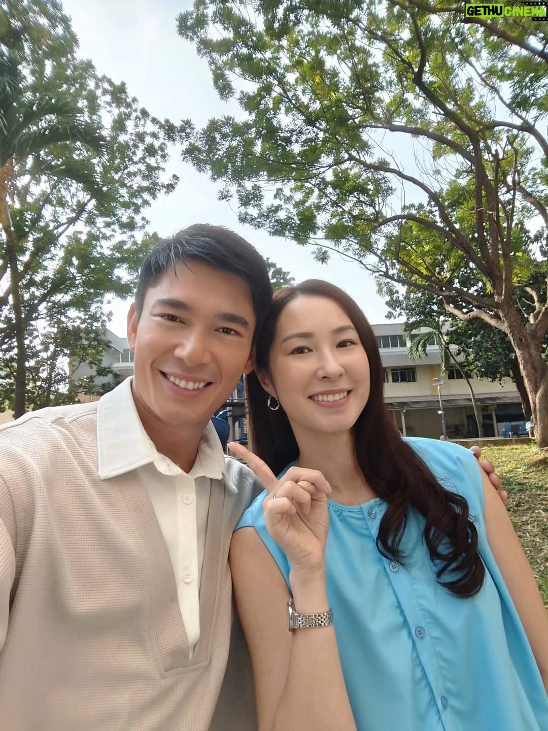 Paige Chua - 2.5K Likes - Guess who's #pairingup again, and this time we've #upgraded to become...!!! 🩵 #filminginprogress #callmedaddy #callhermummy #mummyisalwaysright #老夫老妻
#十年你还好吗 #听妈妈的话 

#KidUNot #孩是老的辣